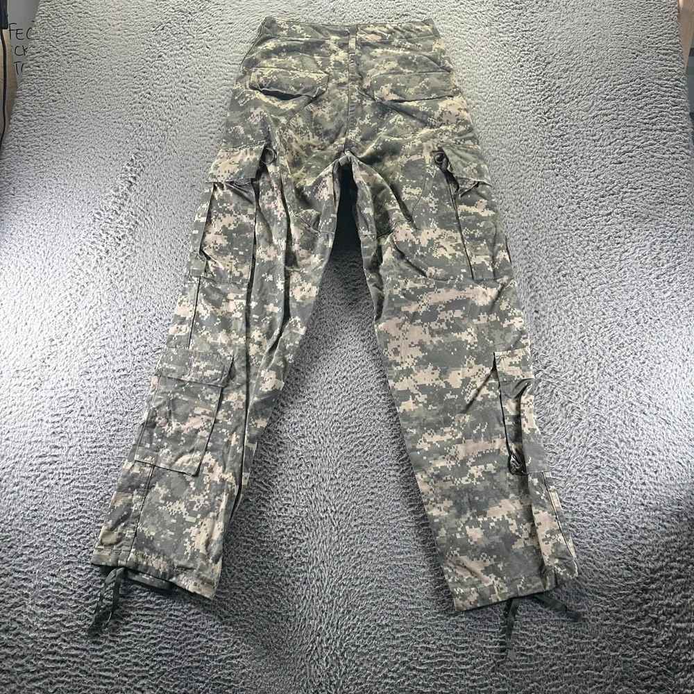 US Military Pant Men's XS Brown Camouflage Cotton Straight Leg Uniform Combat